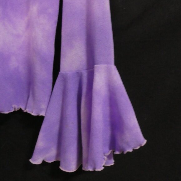 POSITIVE RESULTS | P2P 13 inches measured | Purple Tie Dye Ruffle Sleeve Top - Picture 14 of 14